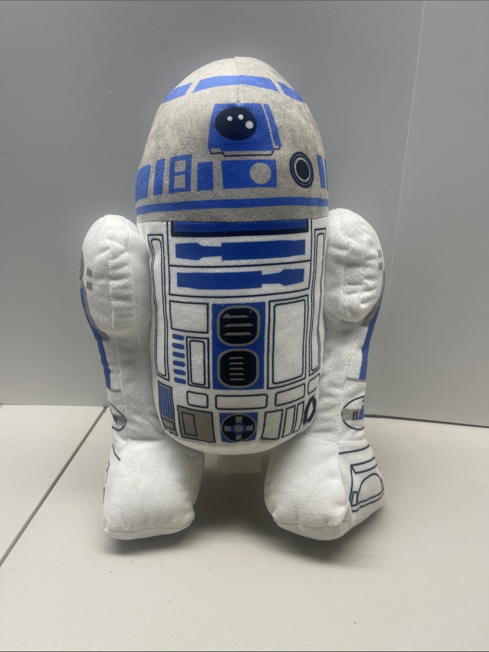 Star Wars R2D2 Plush 12” Stuffed Animal Kids Toy White Robot Movie Character